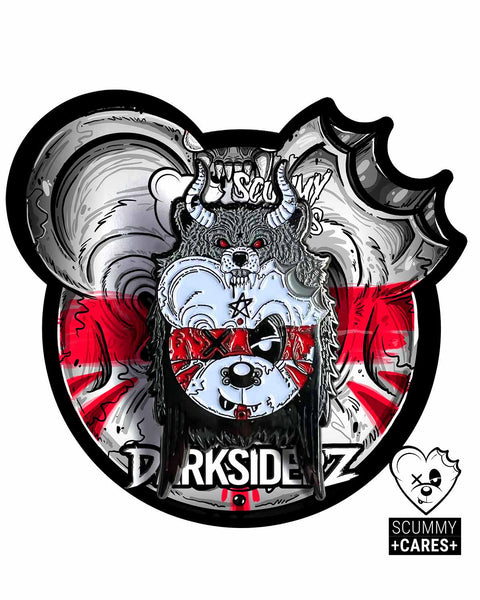 PINS 2.33" DARKZIDERZ X SCUMMY BEARS - DARK SPIRITZ - PIN