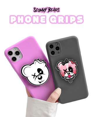 POP SOCKET SCUMMY BEARS PHONE GRIP - BEAR HEAD