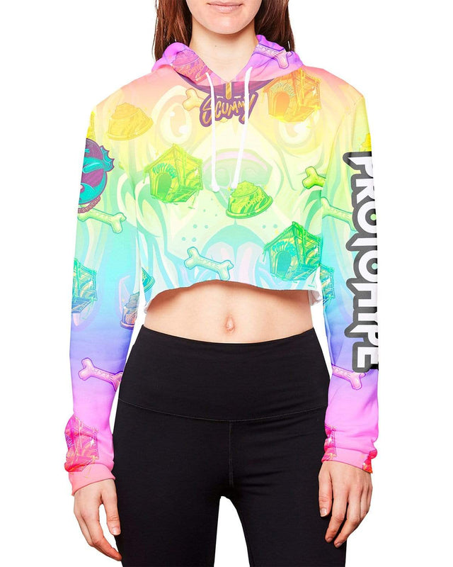 PROTOHYPE X SCUMMY BEARS - CROP HOODIE - Scummy Bears
