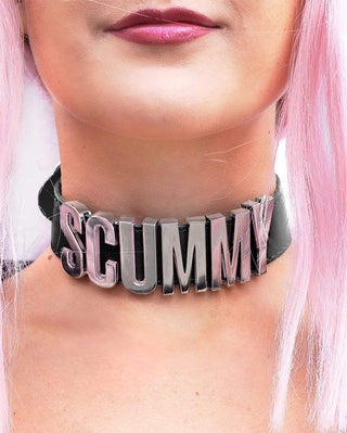 SCUMMY - CHOKER (BLACK) - Scummy Bears