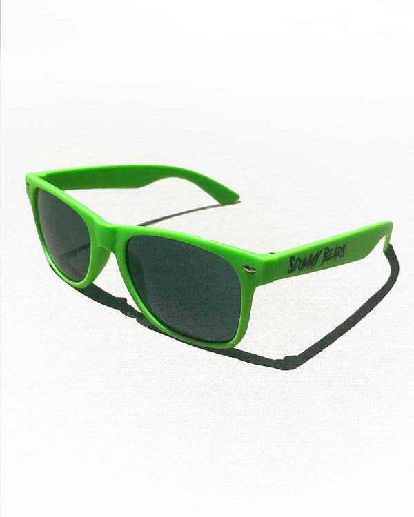 SCUMMY WAYFARER SUNGLASSES - MATTE GREEN