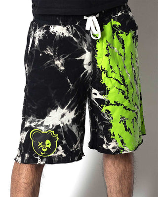 Shorts SCREAMO TIE-DYE SHORTS - GREEN