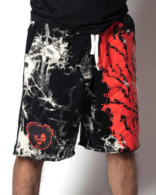 Shorts SCREAMO TIE-DYE SHORTS - RED