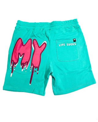 Shorts SCUMMY DRIP PUFF SHORTS - MINT