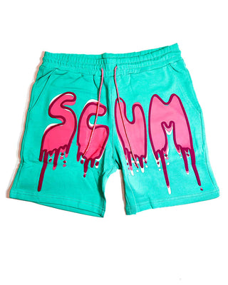 Shorts SCUMMY DRIP PUFF SHORTS - MINT