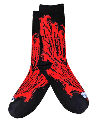 Socks SCREAMO CREW SOCKS - RED