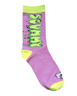 Socks SCUMMY DRIP CREW SOCKS - PURPLE