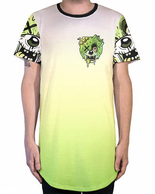 FIGURE X SCUMMY BEARS - TERRORVISION (GREEN) - LONG TEE - Scummy Bears