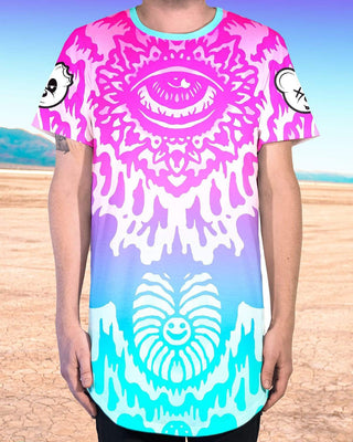 T-SHIRTS POPSISKULLS - MELTED DREAMS - LONG TEE