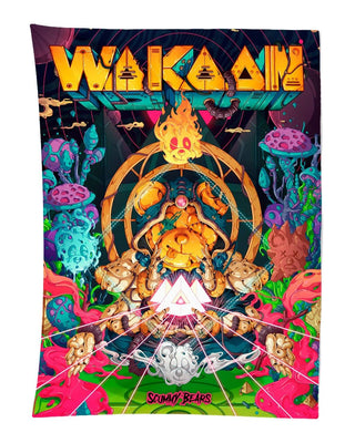 WAKAAN X SCUMMY BEARS - ANCIENT ALIENS - TAPESTRY - Scummy Bears