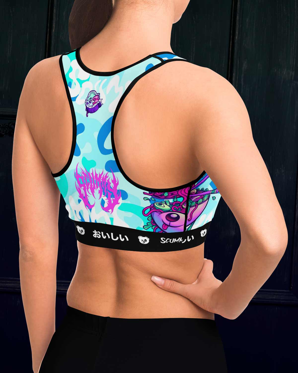 Twisted Tonkotsu Sports Bra – Scummy Bears