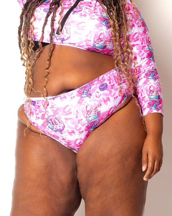 TOPS SCUMMY PLUS - GLAMOFLAGE (PINK) - BOTTOM