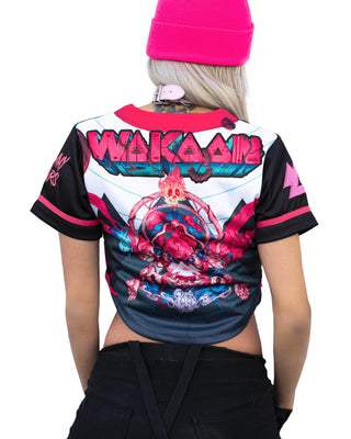 WAKAAN X SCUMMY BEARS - ANCIENT ALIENS - CROP BASEBALL JERSEY - Scummy Bears